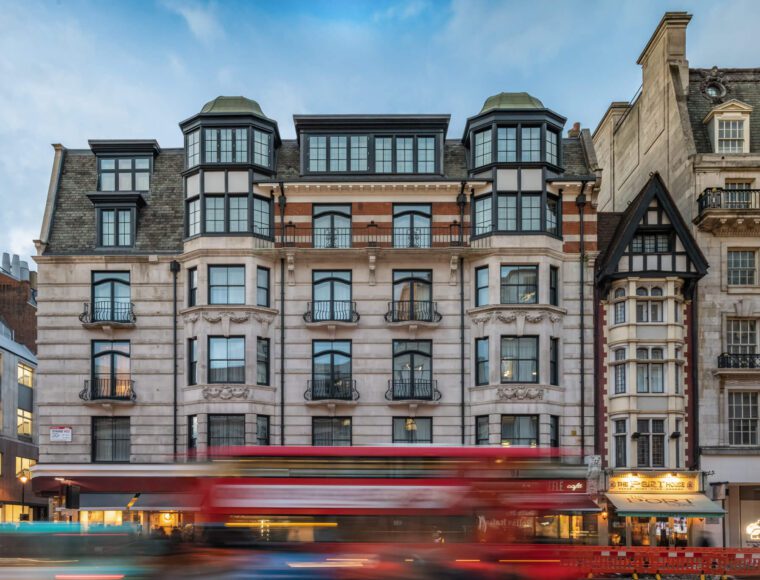 The Exterior of The Resident Covent Garden - a Covent Garden hotel.