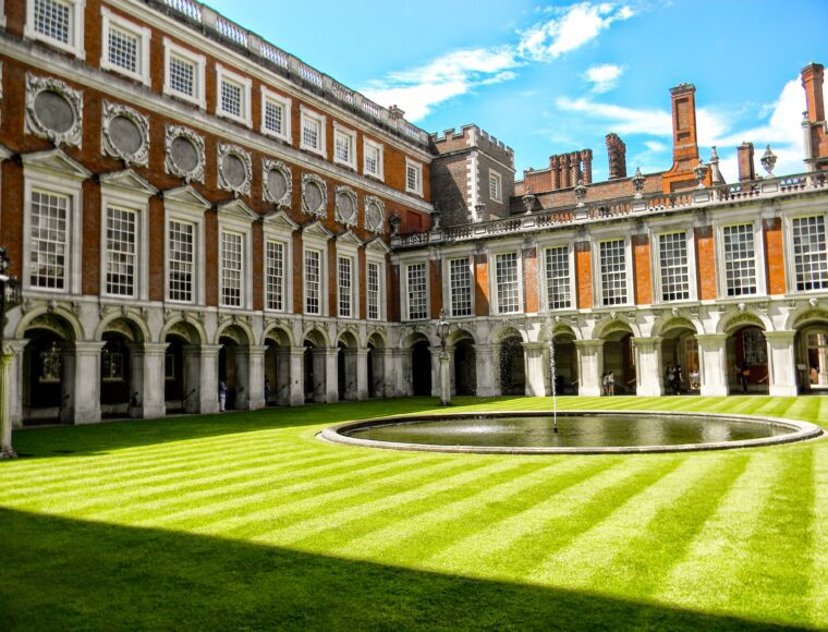 The Exterior and Grounds of Hampton Court Palace